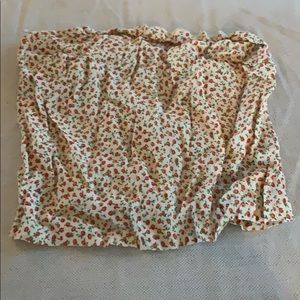 floral tube top